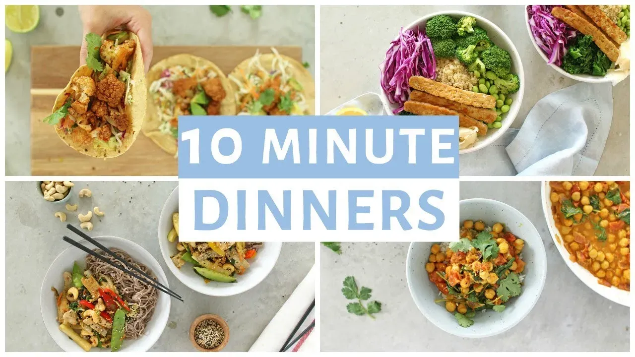 Simple, Delicious 10 minute healthy dinner Ideas Now