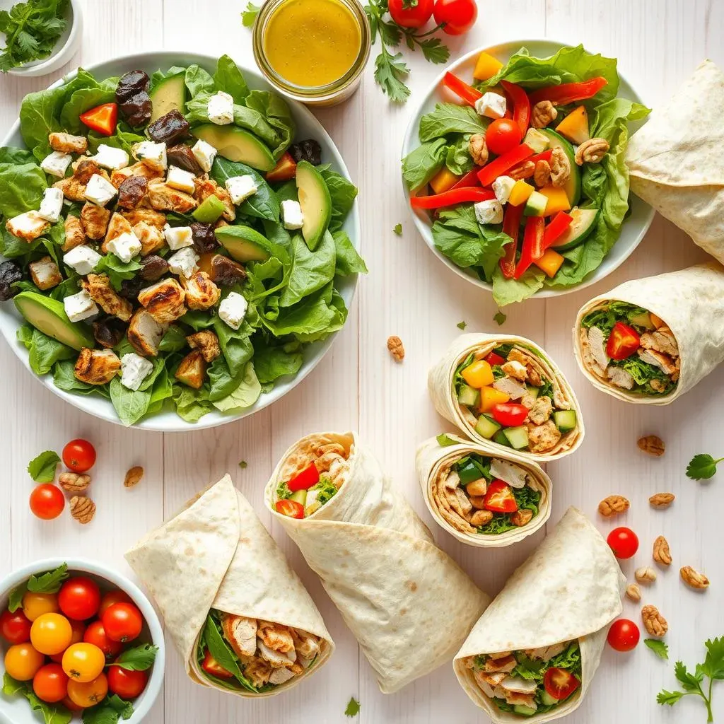 Creative No Cook Healthy Dinner Ideas: Salads, Wraps & More