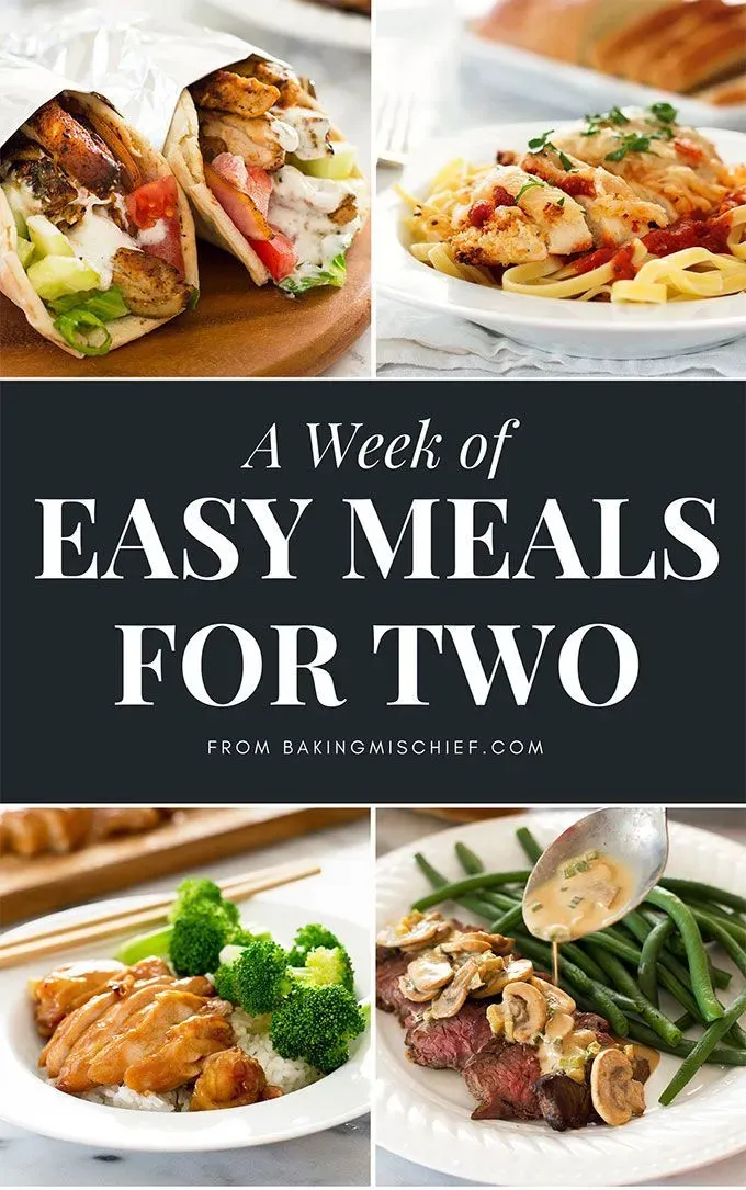 GoTo Recipes for Quick Healthy Dinners for 2