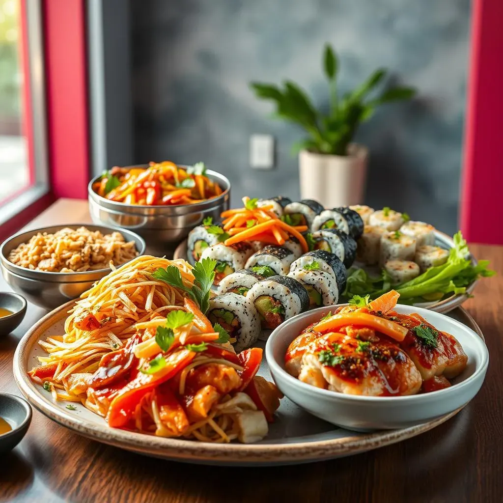 Making Healthy Dinner Pick Up Choices with Chinese, Japanese, and Mexican Food