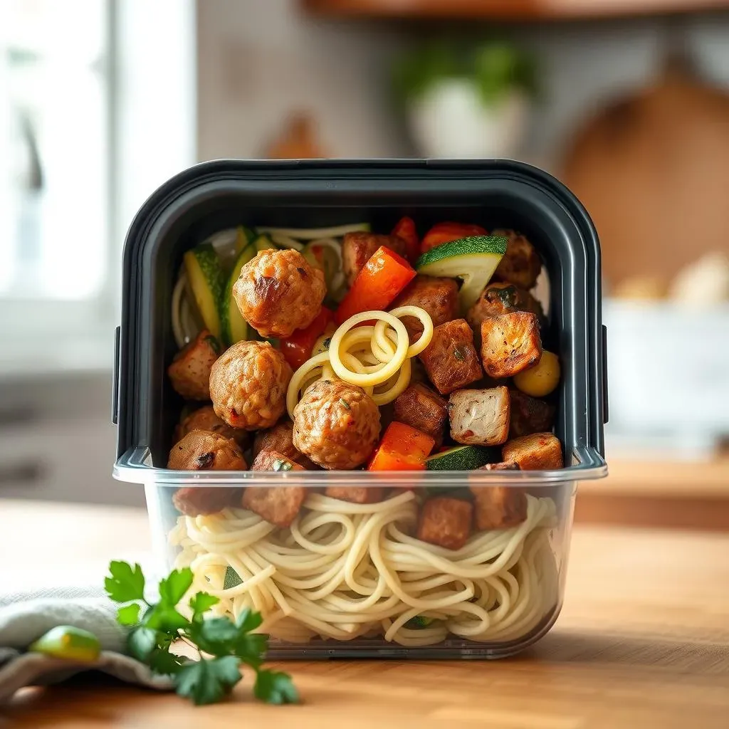 Meatball Healthy Dinner: Meal Prep and Storage