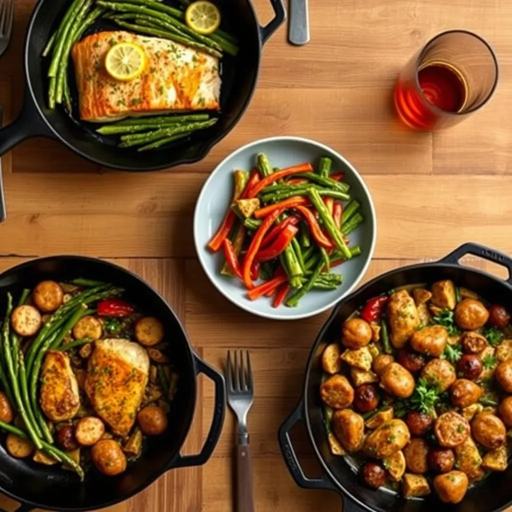 OnePan Wonders: Simple Healthy Dinner Meals for Family Cleanup