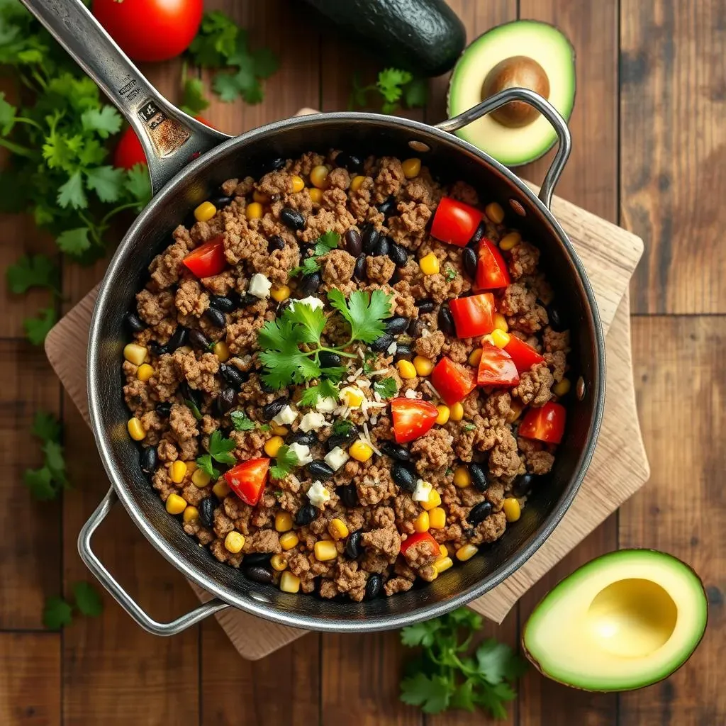 Skillet Sensations: OnePan Ground Beef Healthy Dinner Ideas