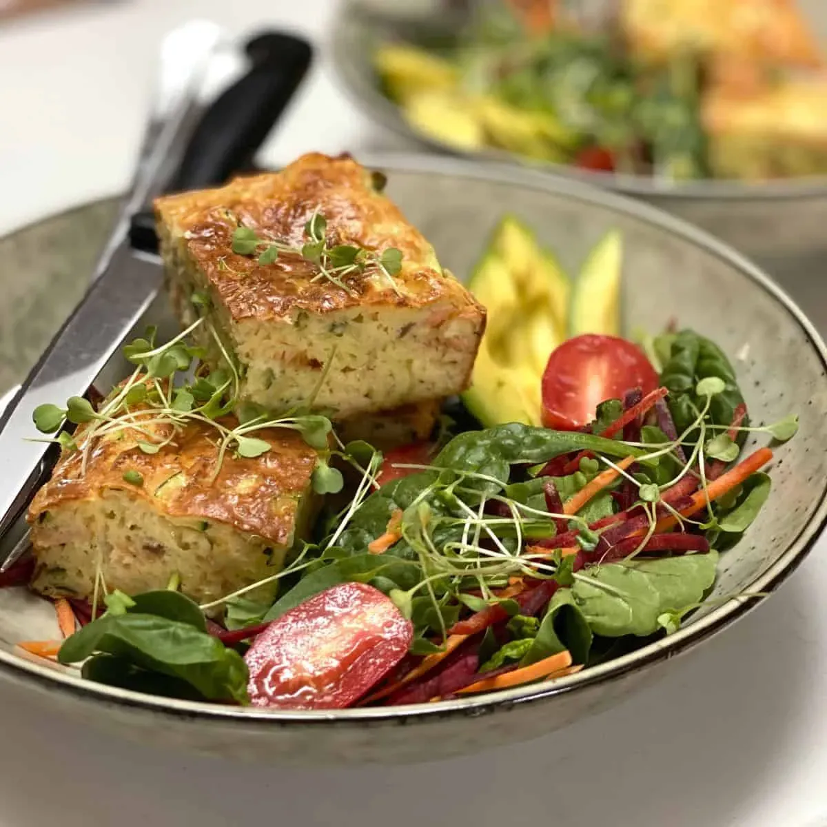 what to serve with zucchini slice healthy dinner: BEST sides