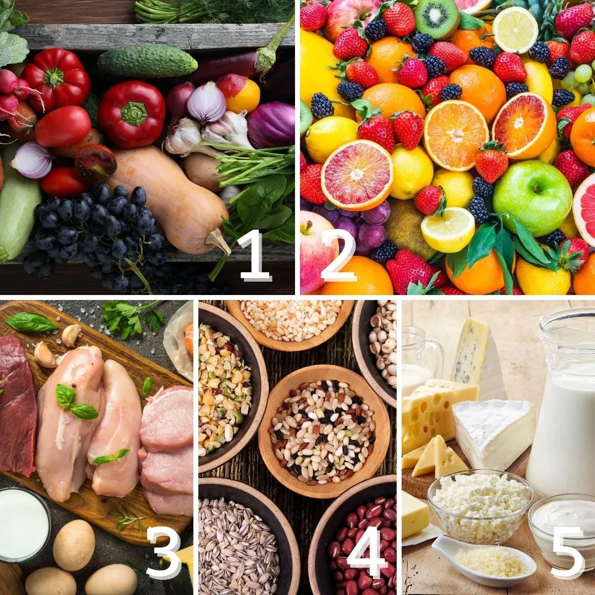 Why Aim for a Healthy Dinner with All 5 Food Groups?